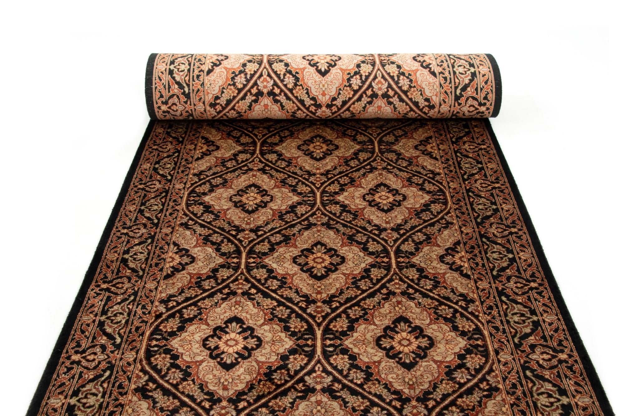 1' 11 x 5' 8 Ghom Runner Rug