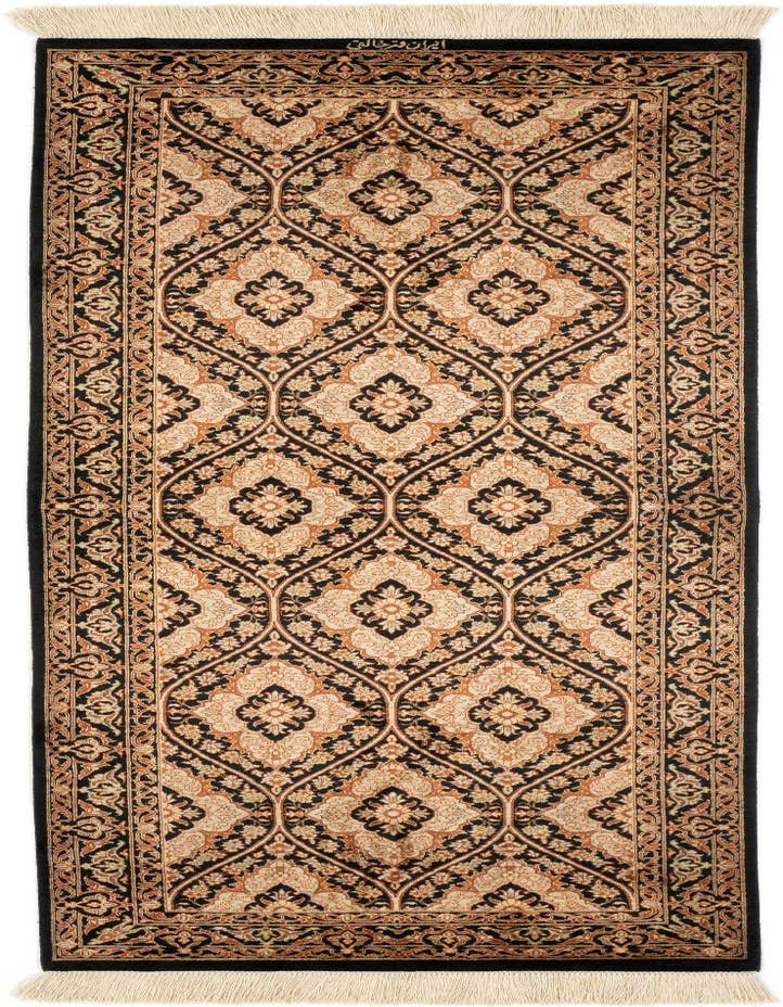 Detail image of 1' 11 x 5' 8 Ghom Runner Rug