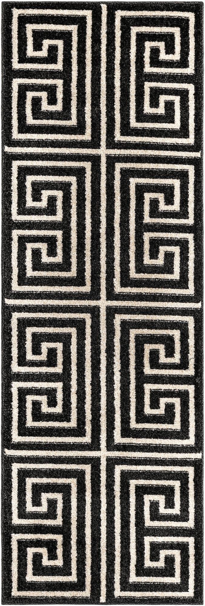 2' x 6' Greek Key Runner Rug