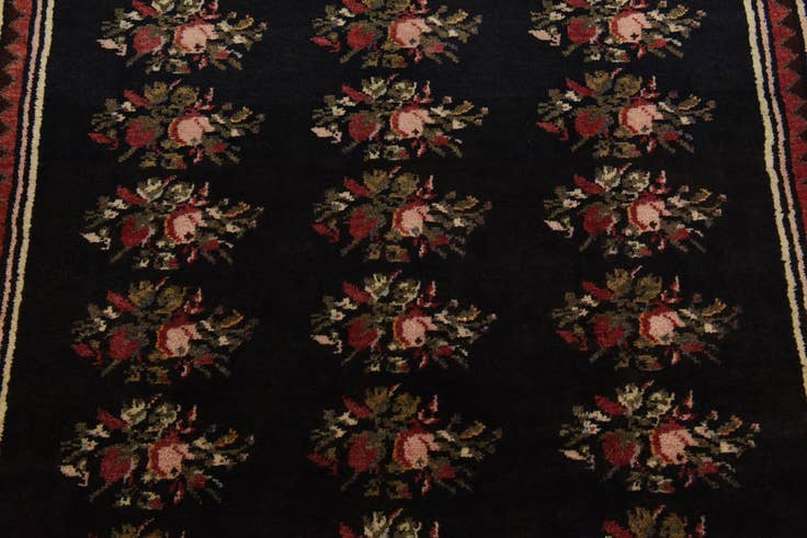 Detail image of 120cm x 320cm anudado a mano Hamedan Alfombra Persa Lana Pasillera