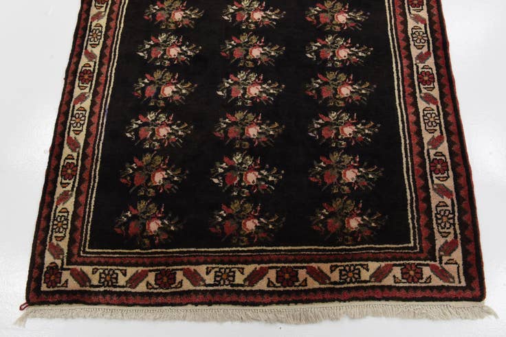 Detail image of 120cm x 320cm anudado a mano Hamedan Alfombra Persa Lana Pasillera