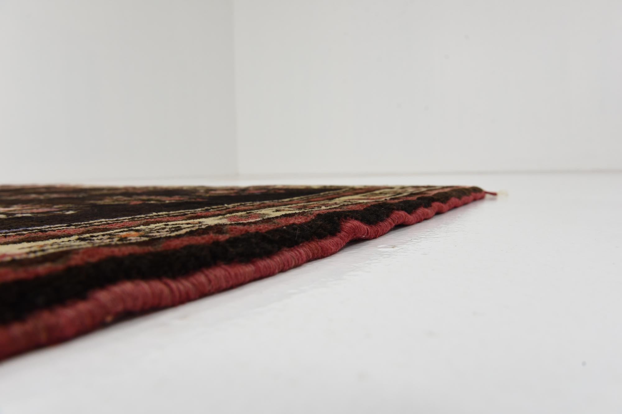 120cm x 320cm anudado a mano Hamedan Alfombra Persa Lana Pasillera