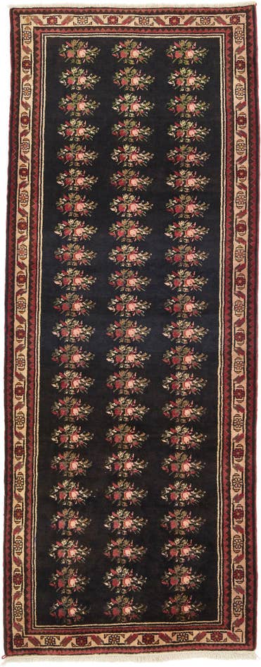 Detail image of 120cm x 320cm anudado a mano Hamedan Alfombra Persa Lana Pasillera