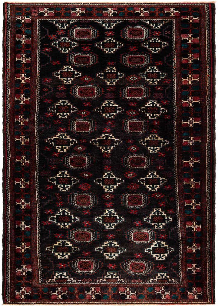 3' 10 x 9' 3 Hamedan Wool Runner Rug