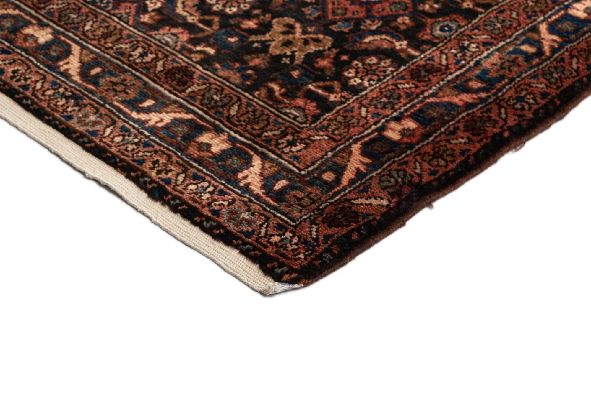 3' 5 x 13' 7 Hamedan Wool Runner Rug