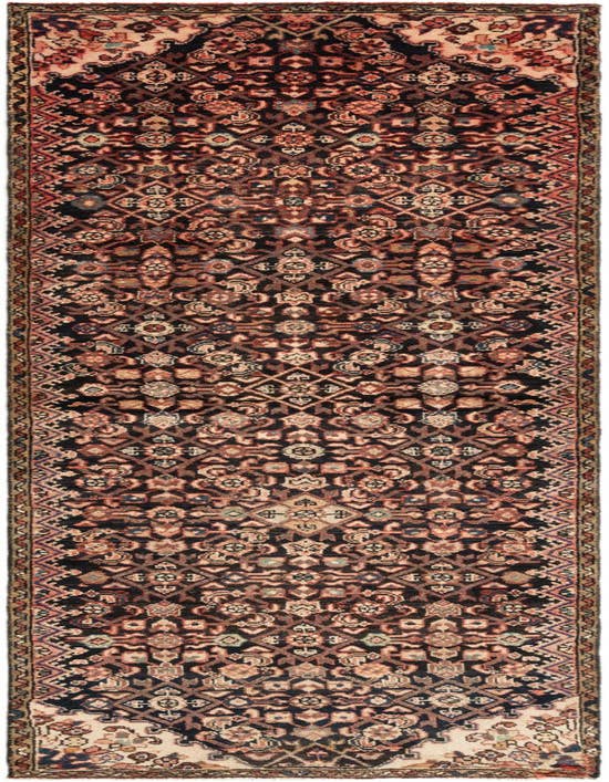 Detail image of 2' 6 x 9' 4 Hamedan Runner Rug