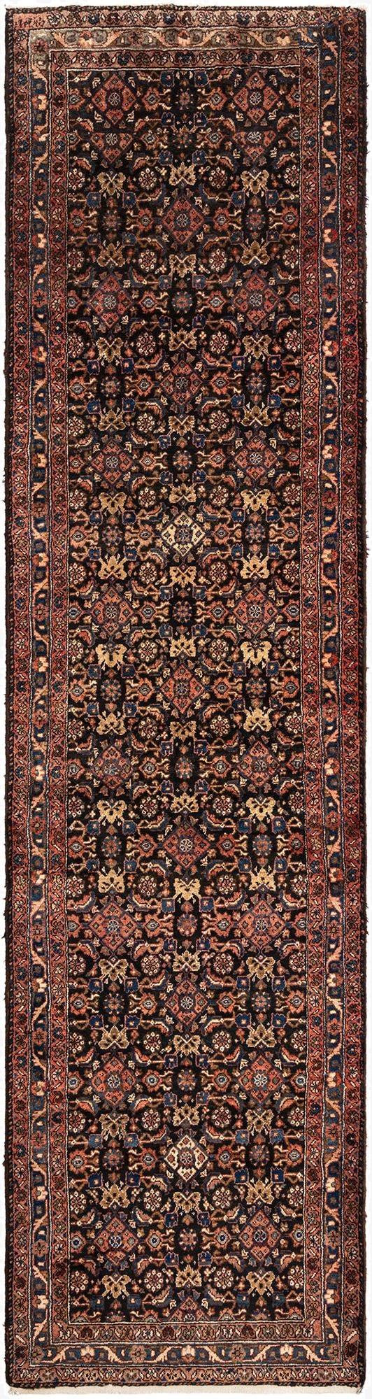 Primary image 3' 5 x 13' 7 Hamedan Wool Runner Rug