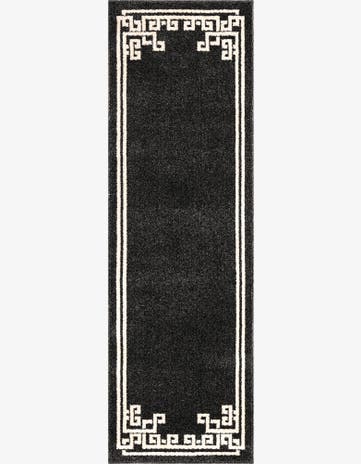Black Hera Runner Rug