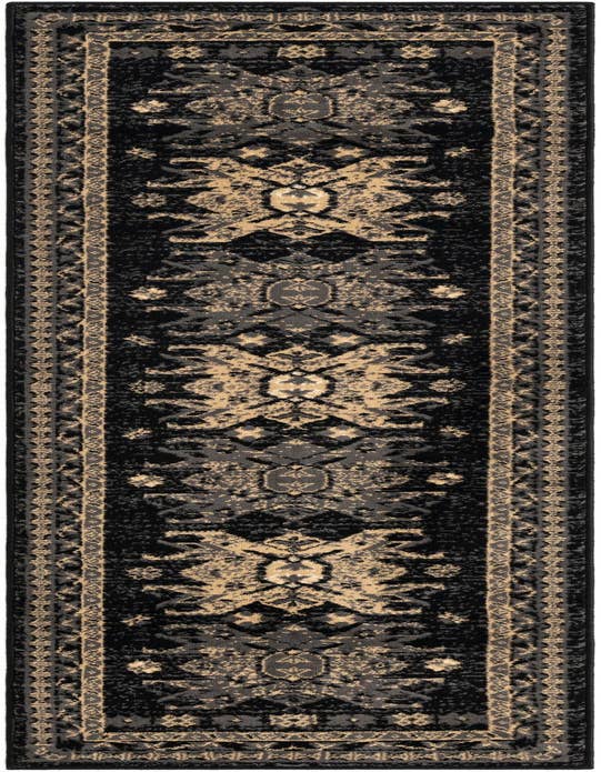 Detail image of 2' x 8' 2 Heriz Design Runner Rug