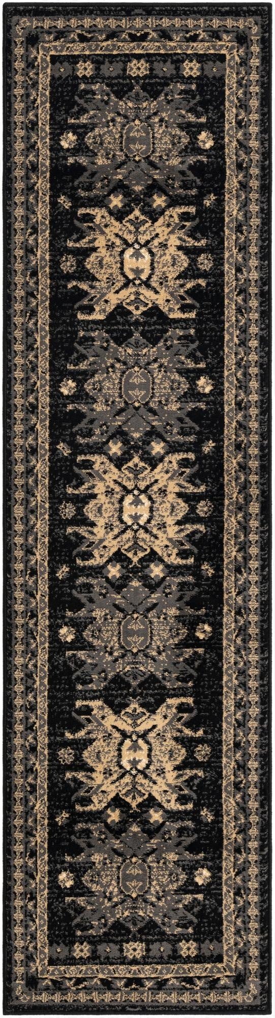 2' x 8' 2 Heriz Design Runner Rug
