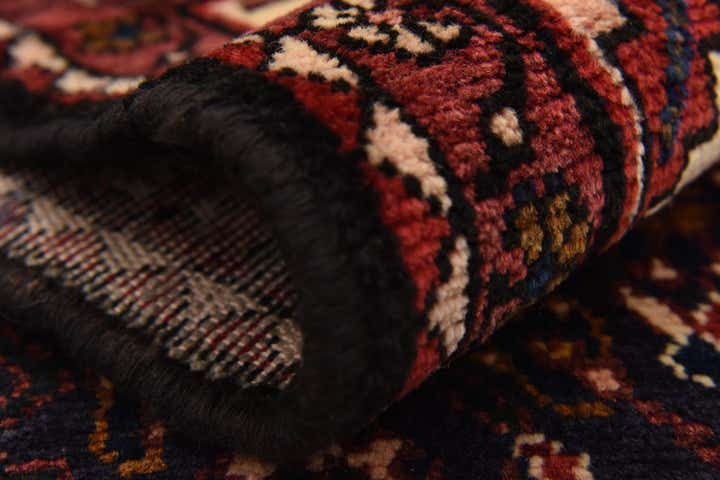 3' 7 x 10' 2 Hand Knotted Hossainabad Persian Wool Runner Rug