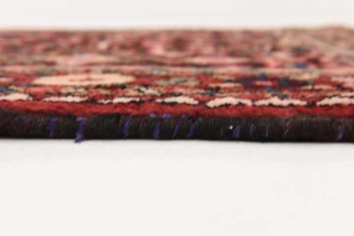 3' 7 x 10' Hand Knotted Hossainabad Persian Wool Runner Rug