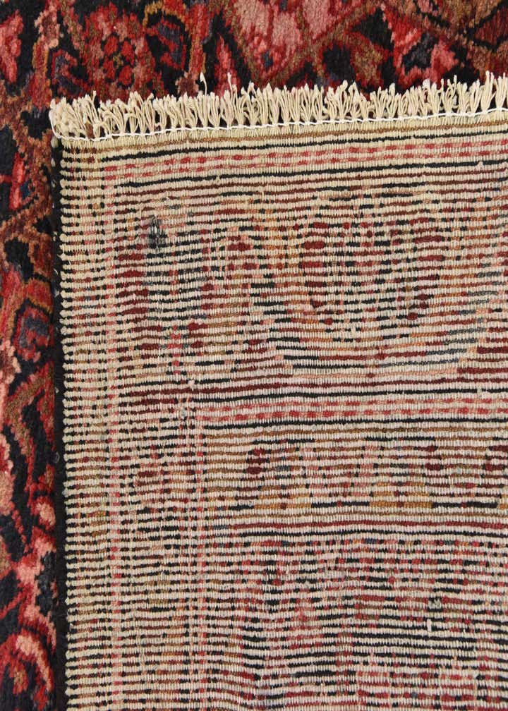 3' 5 x 11' 10 Hand Knotted Hossainabad Persian Wool Runner Rug