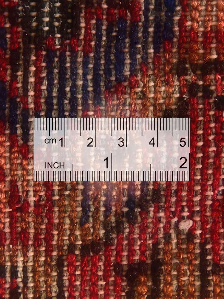 3' 8 x 10' Hand Knotted Hossainabad Persian Wool Runner Rug
