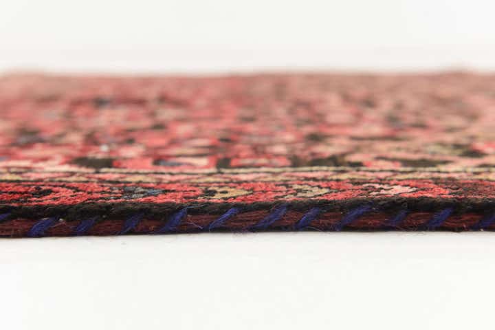 3' 8 x 10' Hand Knotted Hossainabad Persian Wool Runner Rug
