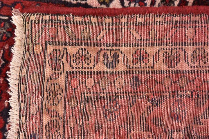 3' 9 x 10' Hand Knotted Hossainabad Persian Wool Runner Rug