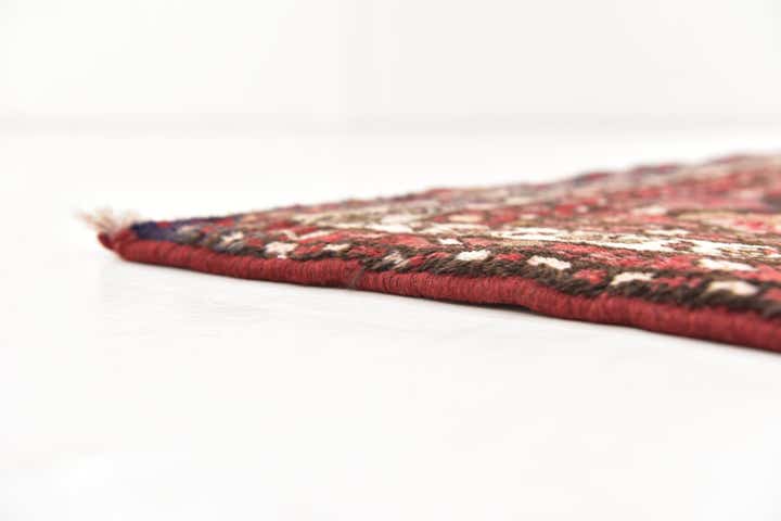 3' 9 x 10' Hand Knotted Hossainabad Persian Wool Runner Rug