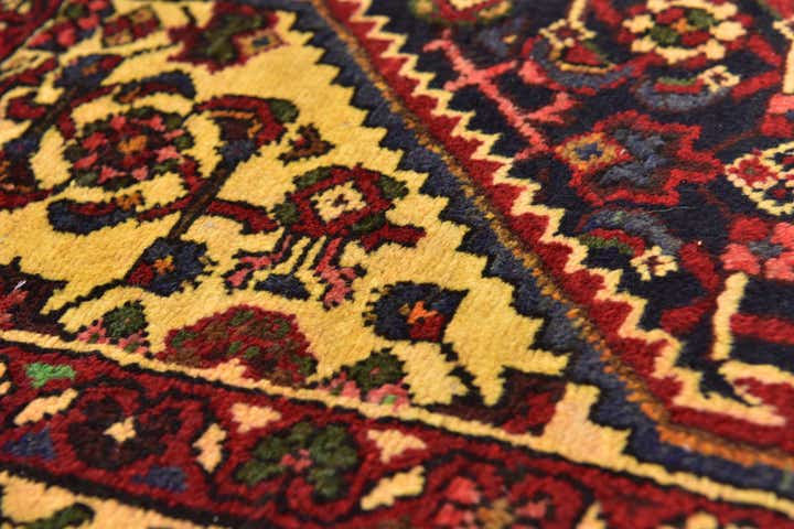 3' 10 x 10' 2 Hand Knotted Hossainabad Persian Wool Runner Rug