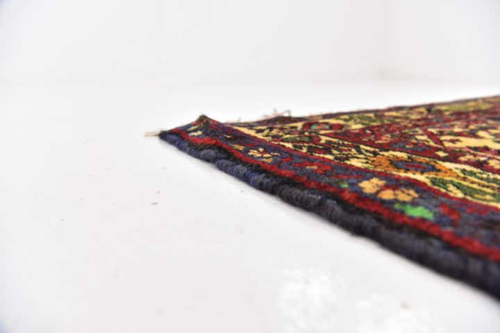 3' 10 x 10' 2 Hand Knotted Hossainabad Persian Wool Runner Rug