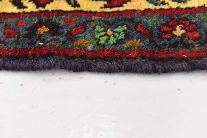 3' 10 x 10' 2 Hand Knotted Hossainabad Persian Wool Runner Rug