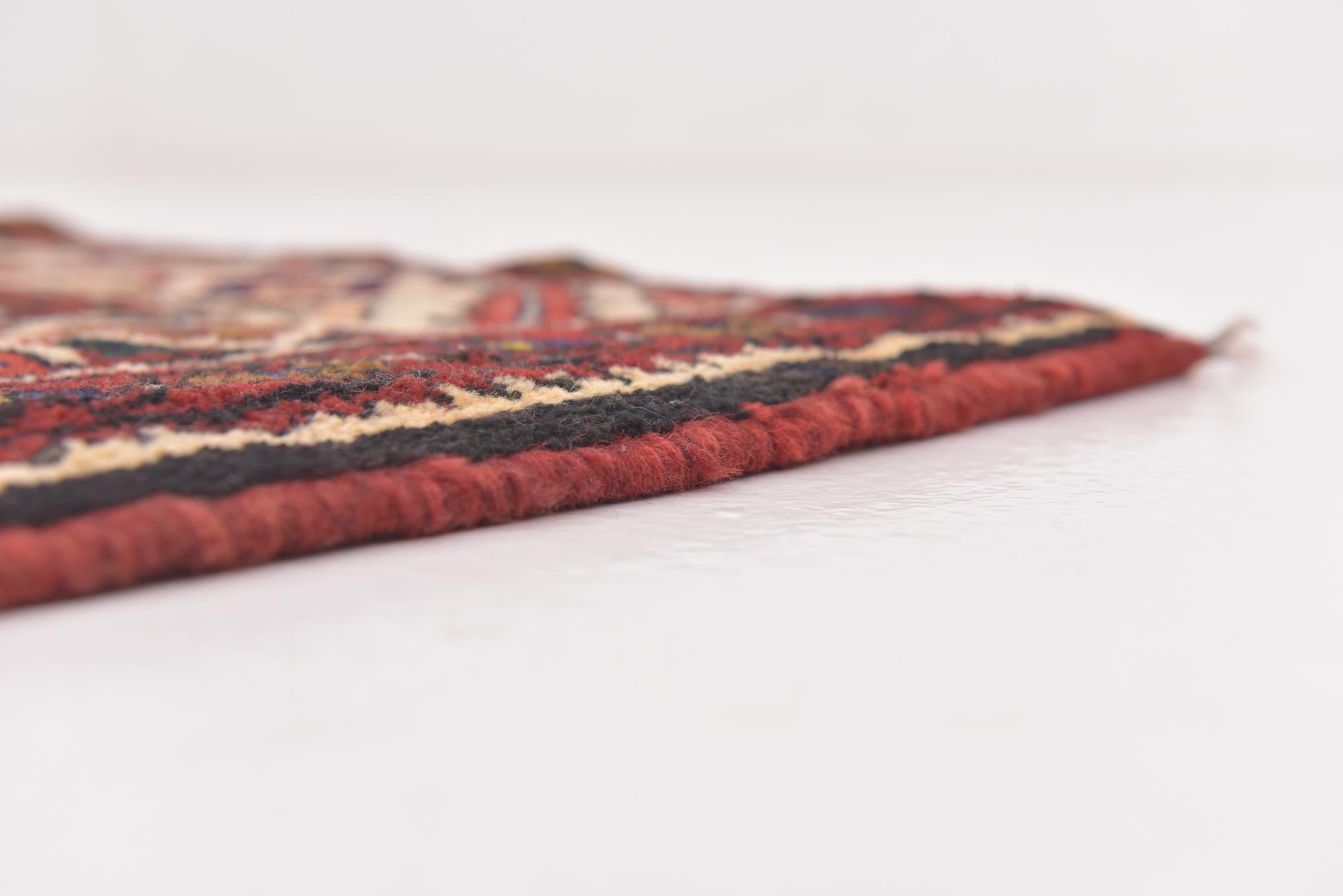 115cm x 310cm anudado a mano Hossainabad Alfombra Persa Lana Pasillera