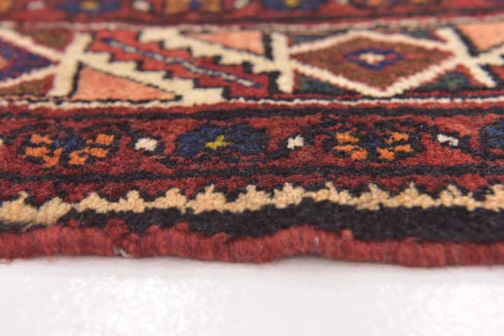 3' 10 x 10' 2 Hand Knotted Hossainabad Persian Wool Runner Rug