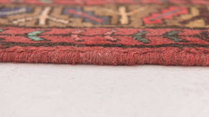 3' 8 x 9' 8 Hand Knotted Hossainabad Persian Wool Runner Rug