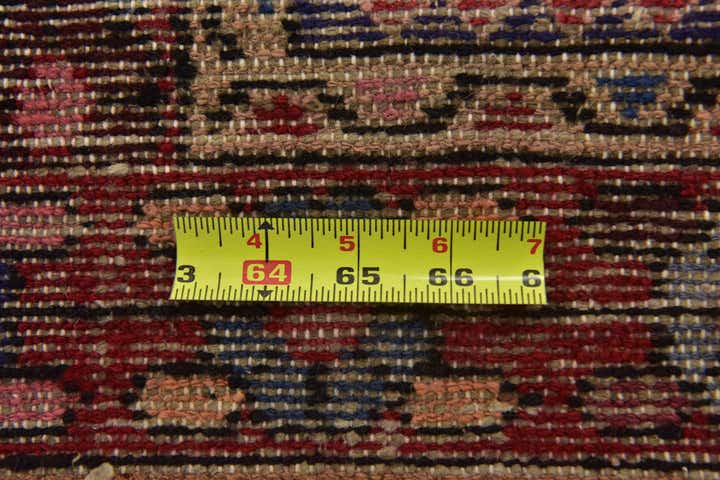 3' 10 x 10' 7 Hand Knotted Hossainabad Persian Wool Runner Rug