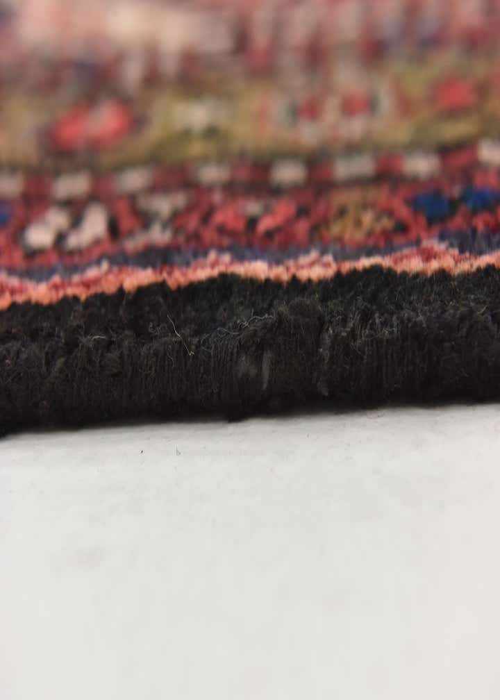 3' 7 x 9' 10 Hand Knotted Hossainabad Persian Wool Runner Rug