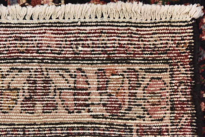 115cm x 295cm anudado a mano Hossainabad Alfombra Persa Lana Pasillera