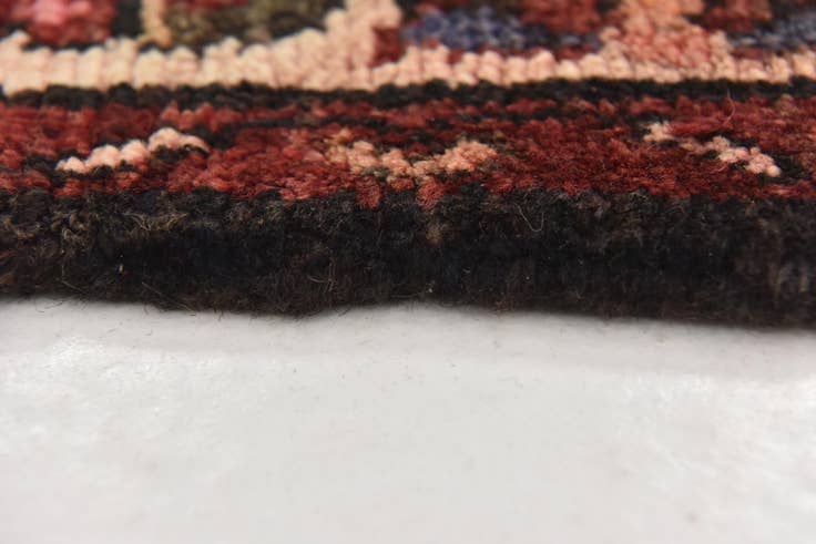Detail image of 115cm x 295cm anudado a mano Hossainabad Alfombra Persa Lana Pasillera