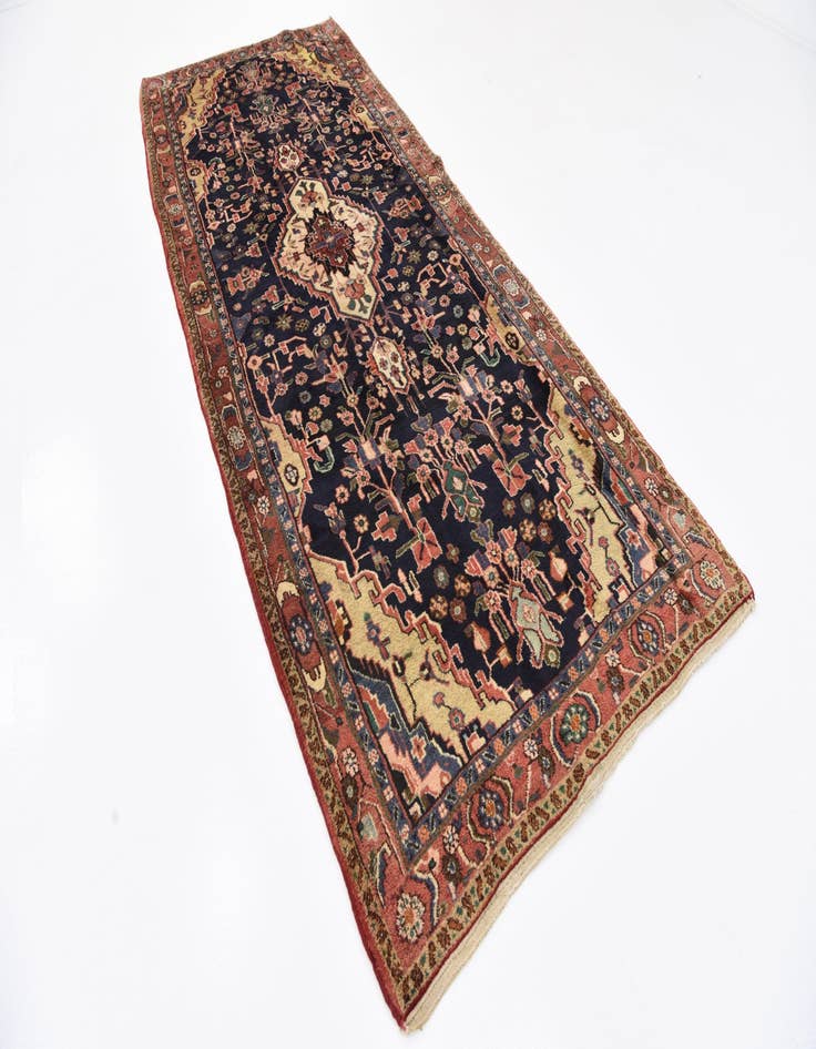 Detail image of 4' 8 x 11' 7  Hand Knotted Jozan Persian Wool Runner Rug