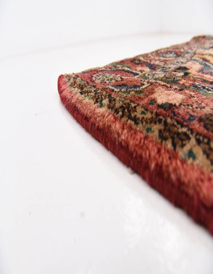 Detail image of 4' 8 x 11' 7  Hand Knotted Jozan Persian Wool Runner Rug