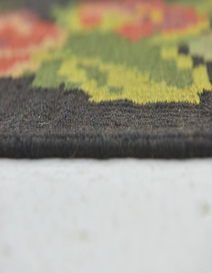 Detail image of 5' 4 x 9' 9  Hand Woven Karabakh Wool Runner Rug