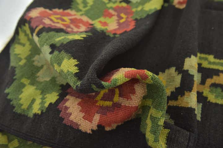 5' 4 x 9' 9 Hand Woven Karabakh Wool Runner Rug