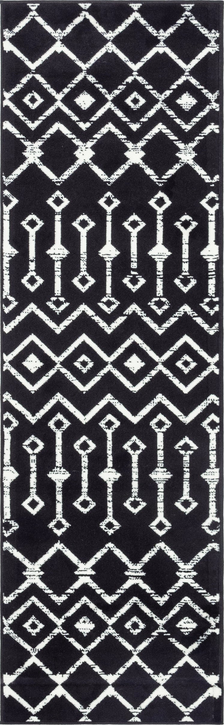 2' x 6' 7 Kasbah Trellis Runner Rug