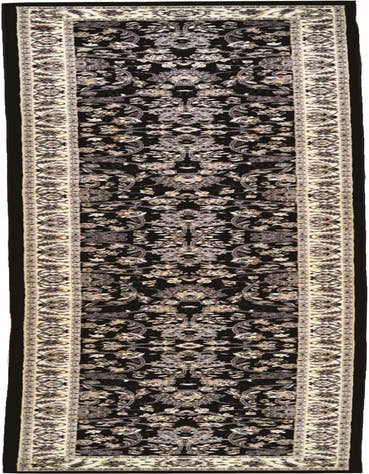 Detail image of 3' x 16' 5 Kashan Design Runner Rug