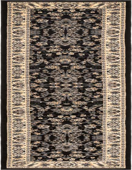 2' 7 x 12' Kashan Design Runner Rug