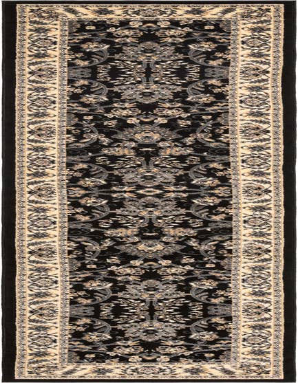 Detail image of 2' 7 x 12' Kashan Design Runner Rug
