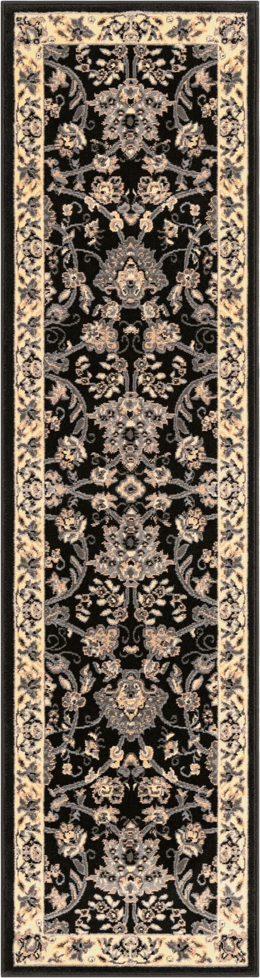 2' x 8' 2 Kashan Design Runner Rug