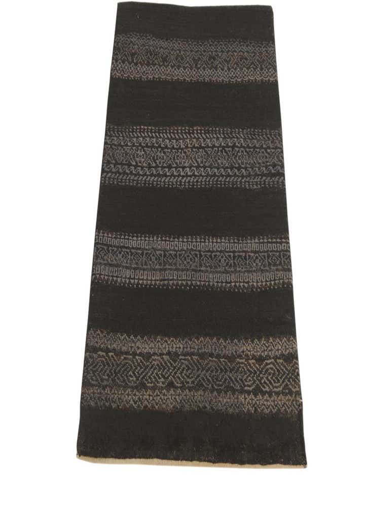 2' 1 x 3' 10 Hand Knotted Kashkuli Gabbeh Oriental Wool Runner Rug