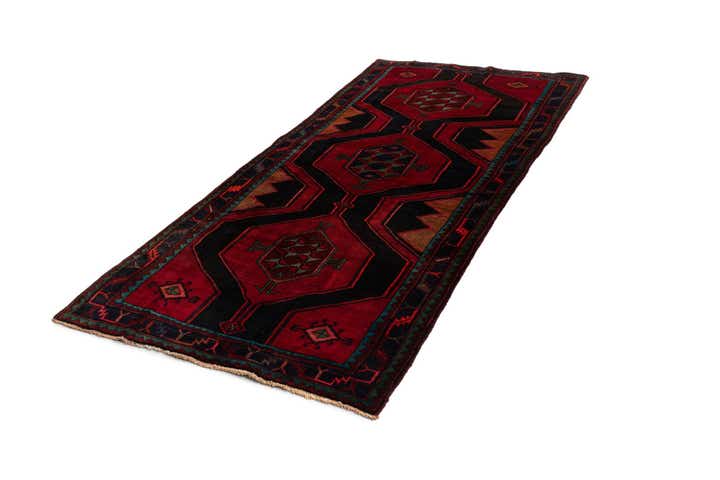4' 3 x 10' 6 Kelardasht Wool Runner Rug