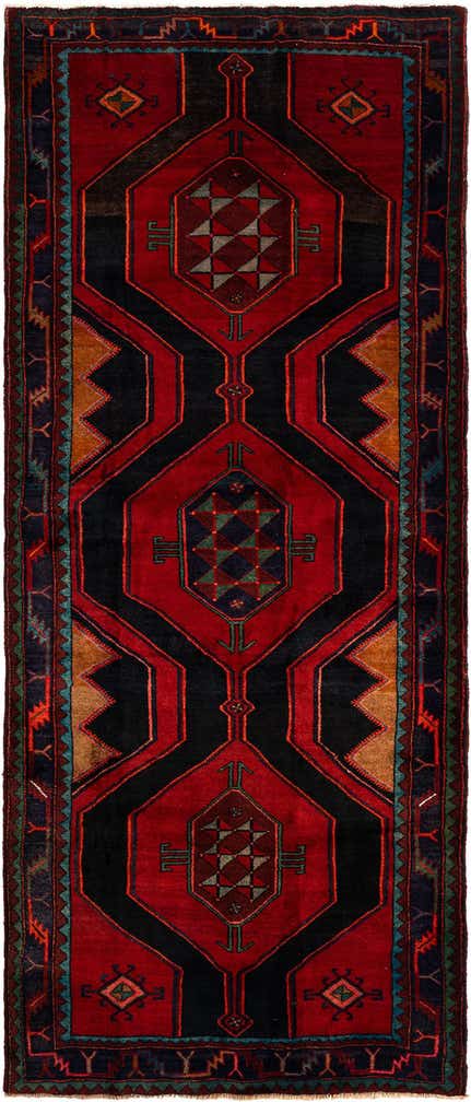 4' 3 x 10' 6 Kelardasht Wool Runner Rug