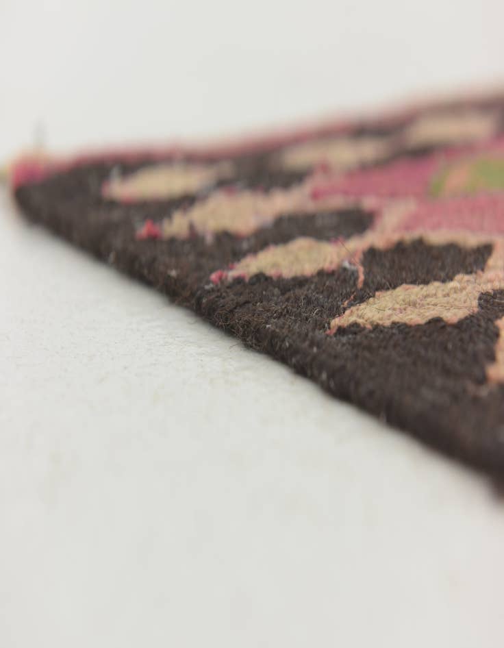 Detail image of 4' 9 x 9' 2  Hand Woven Kilim Fars Wool Runner Rug