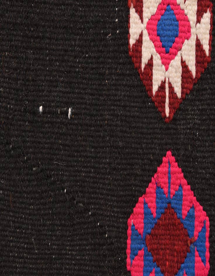 Detail image of 3' 4 x 7' 10  Hand Woven Kilim Fars Wool Runner Rug