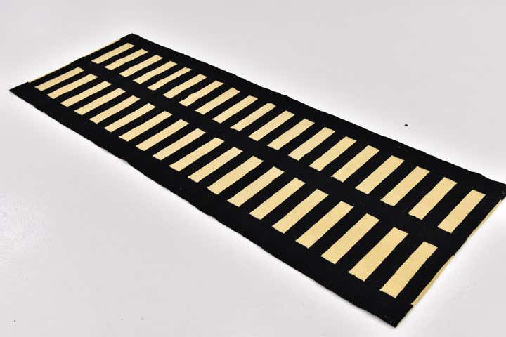 2' 5 x 6' 8 Hand Woven Kilim Modern Wool Runner Rug