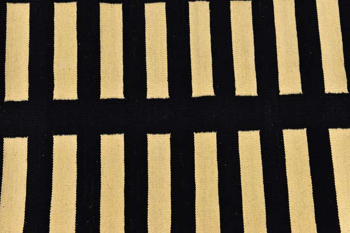 2' 5 x 6' 8 Hand Woven Kilim Modern Wool Runner Rug