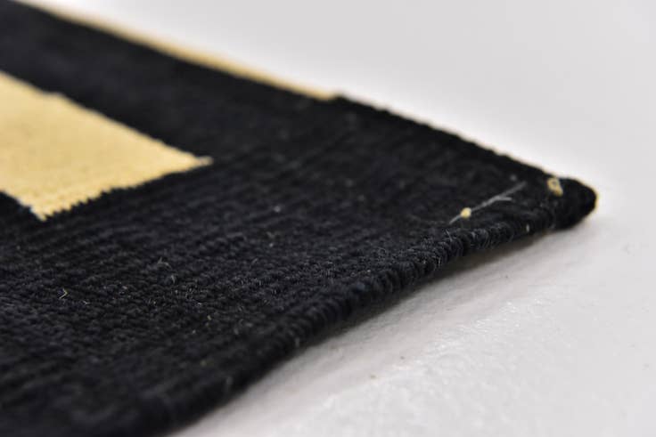 Detail image of 2' 5 x 6' 8 Hand Woven Kilim Modern Wool Runner Rug