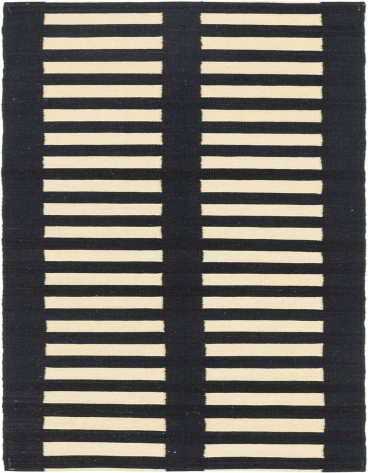 Detail image of 2' 5 x 6' 8 Hand Woven Kilim Modern Wool Runner Rug
