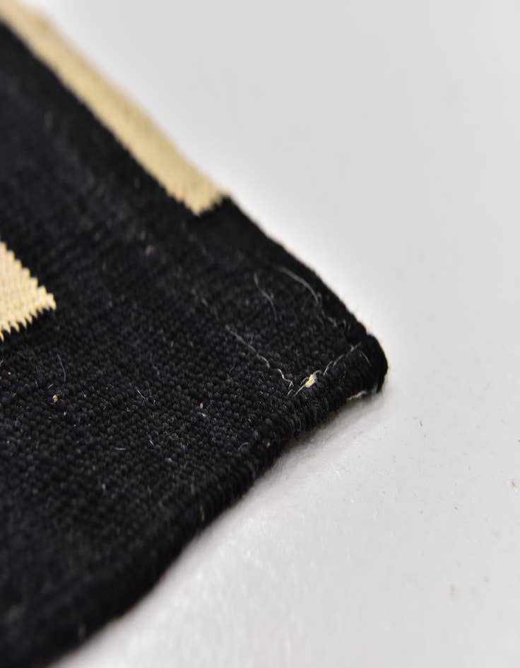 Detail image of 2' 5 x 10' 4  Hand Woven Kilim Modern Wool Runner Rug